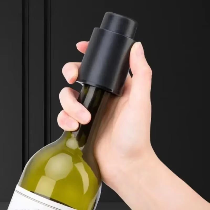 Vacuum Wine Bottle Cap Stopper Sealed Storage Vacuum Memory Wine Stopper Push Style Bar Tool Kitchen Red Wine Bottle Accessories