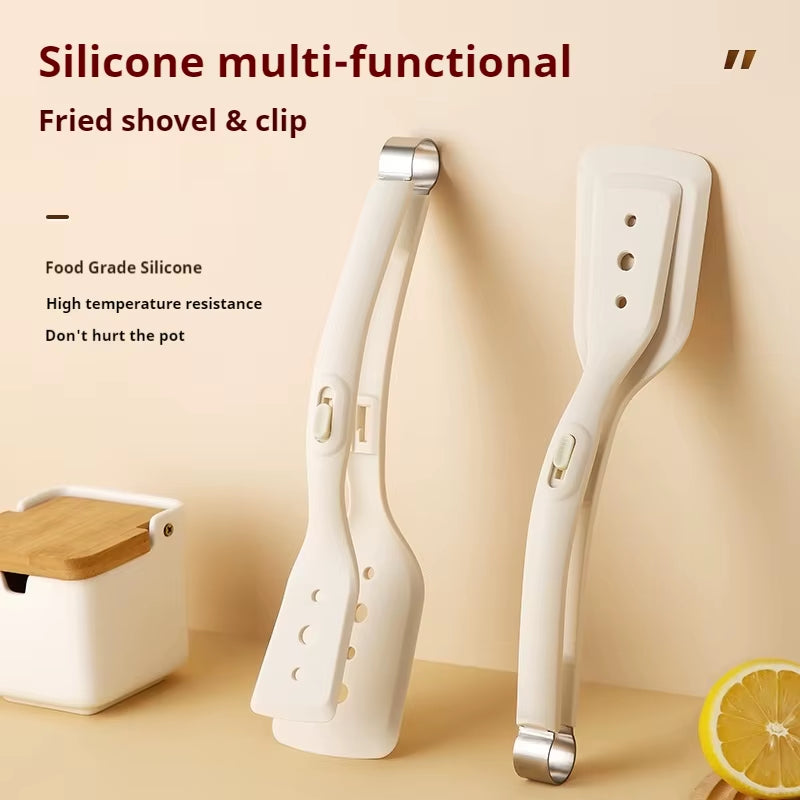 Household Kitchen Supplies Spatula Frying Spatula Pizza Spatula Frying Spatula Heat-Resistant Kitchen Utensils Food Clamp