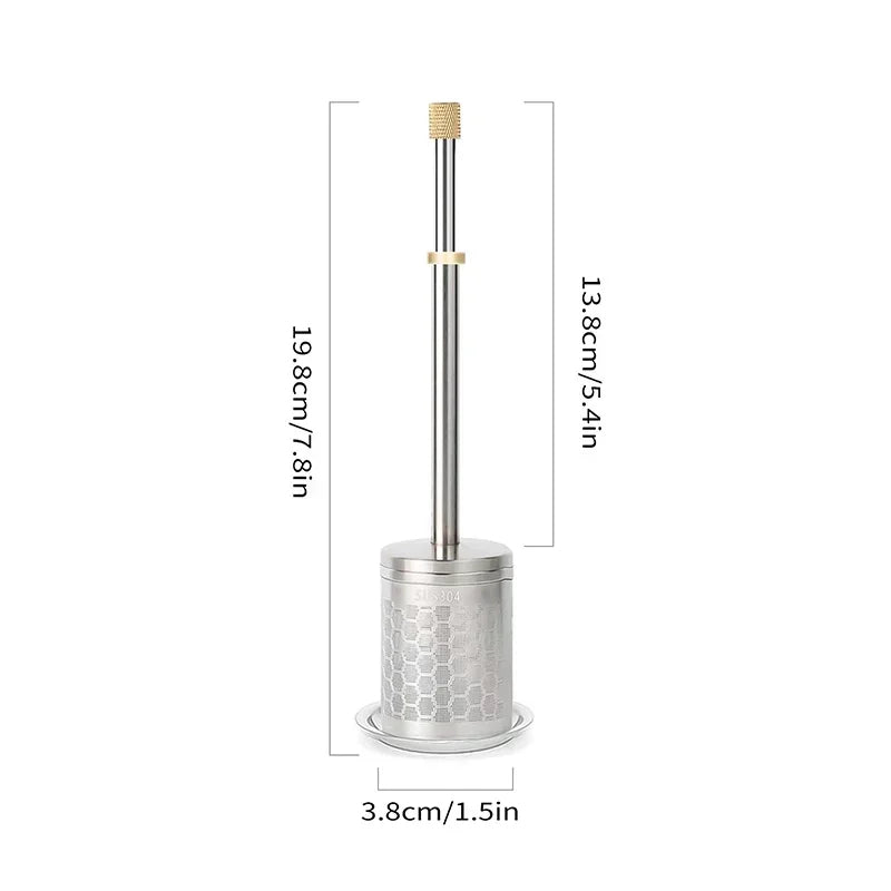 Filtro reutilizable de acero inoxidable para café y té