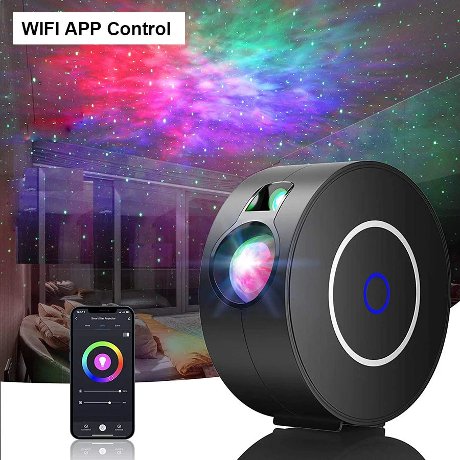 Proyector de luz nocturna inteligente Tuya WiFi Aurora Galaxy Star