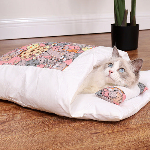 Cama japonesa para gatos