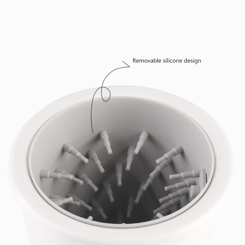 Dog Paw Cleaner Cup Silicone USB Electric Pet Foot Washer Auto Clean Brush