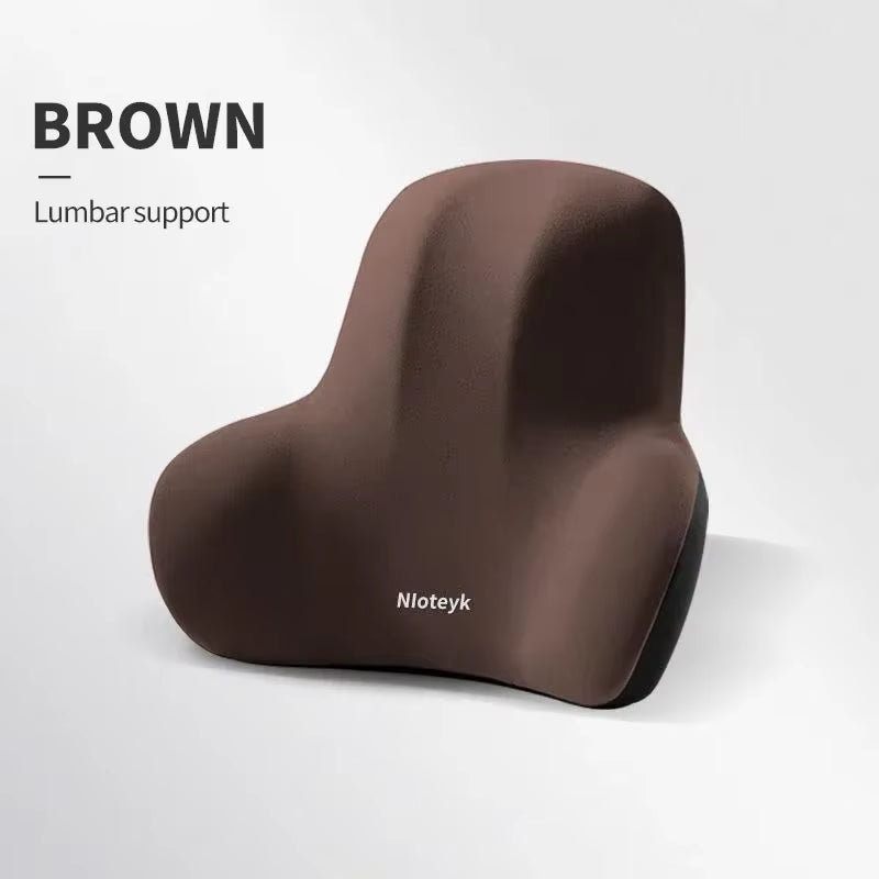 Memory Foam Car Neck Cushion Car Lumbar Support for Car Supplies Universal Neck Pillow Waist Cushion Car Seat Car Accessories