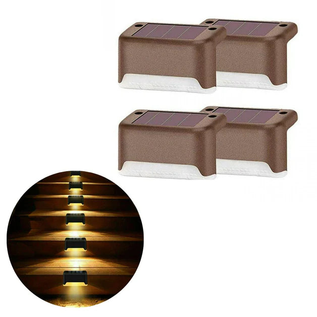 Luces de paso LED con energía solar