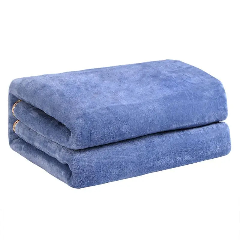 Manta térmica suave de forro polar para invierno, cálida y eléctrica.