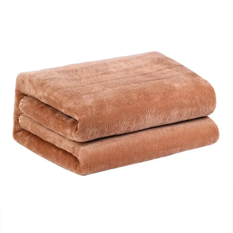 Manta térmica suave de forro polar para invierno, cálida y eléctrica.