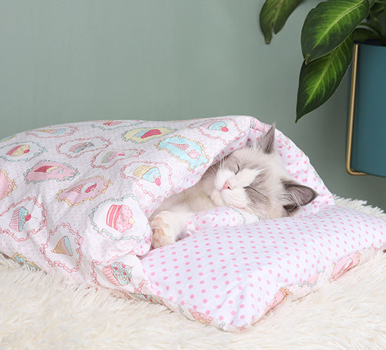 Cama japonesa para gatos
