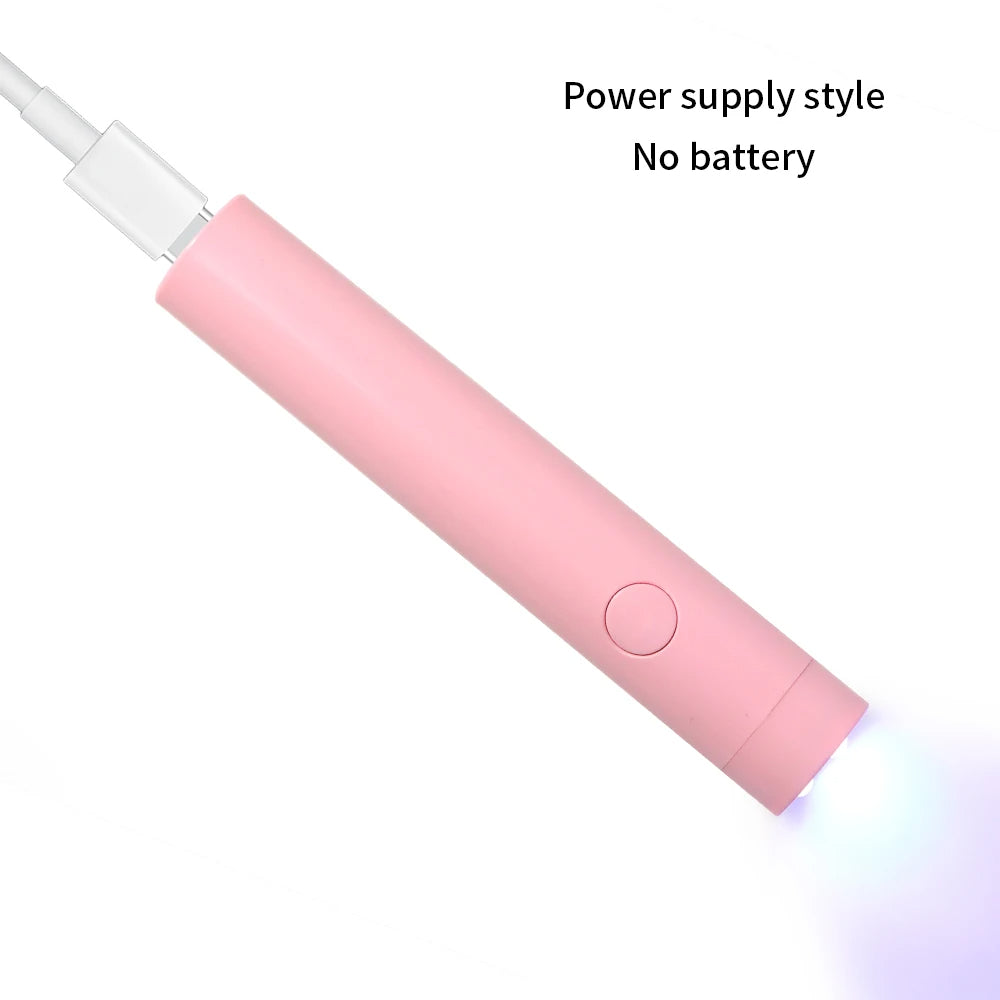 Lámpara de fototerapia para esmalte de uñas de secado rápido