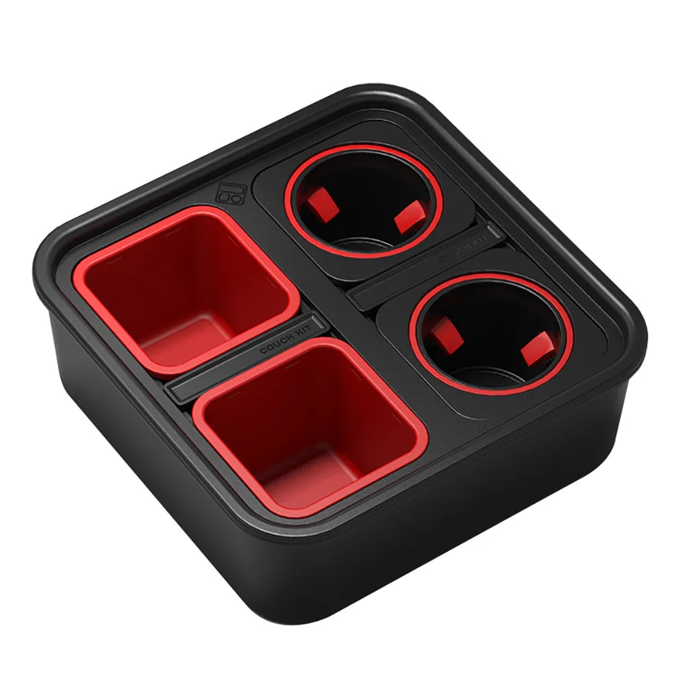 Choice Fun Three-axis Gyroscope Anti Tilt Cup Holder Large Capacity PP Snack Box, Can Be Heated or Refrigerated Phone Holder Box