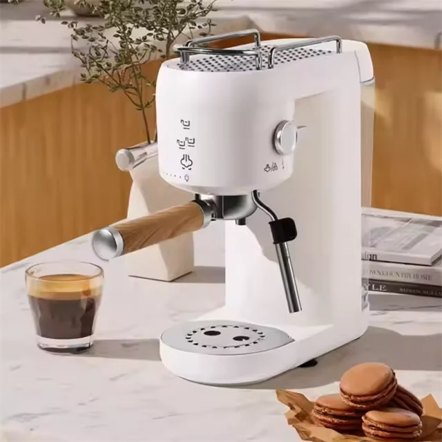 20 Bar Espresso Maker Milk Frother Steam Wand Latte Cappuccino Fully Automatic Stainless Steel Electronic Coffee Maker Machine