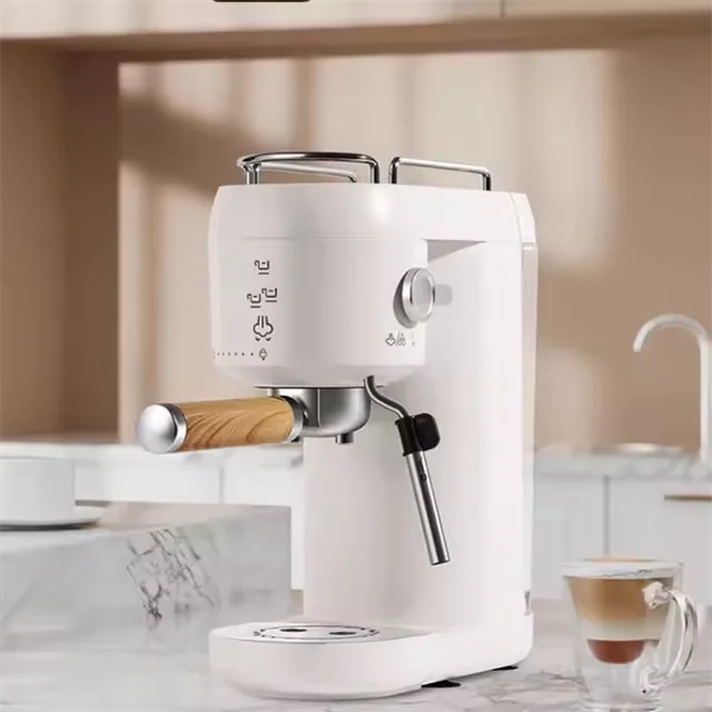 20 Bar Espresso Maker Milk Frother Steam Wand Latte Cappuccino Fully Automatic Stainless Steel Electronic Coffee Maker Machine