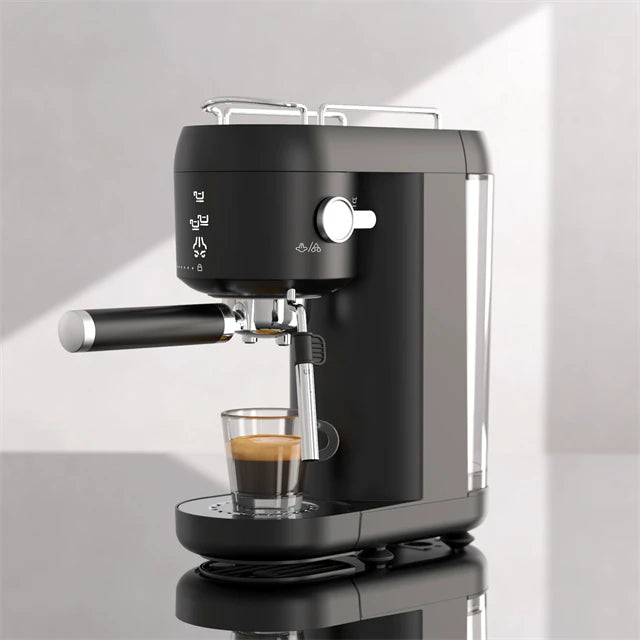 20 Bar Espresso Maker Milk Frother Steam Wand Latte Cappuccino Fully Automatic Stainless Steel Electronic Coffee Maker Machine