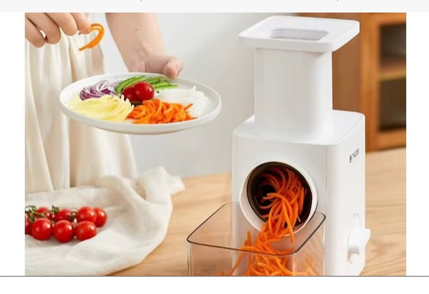 Cortadora de verduras eléctrica, cortadora de patatas multifuncional totalmente automática para cocina y hogar, 220 V