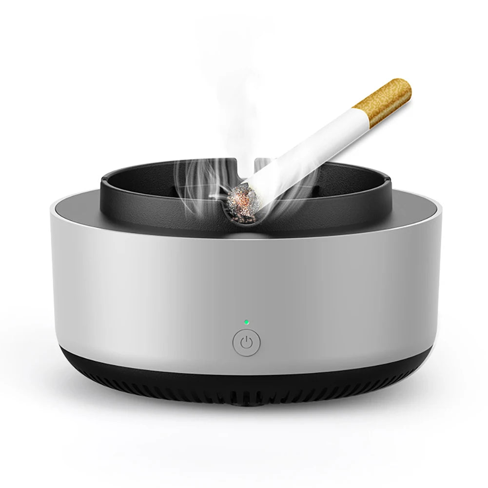 Automatic Air Purifier Ashtray for Filtering Second-Hand Smoke from Cigarettes Remove Odor Smoking Portable Air Purifier Ashtray