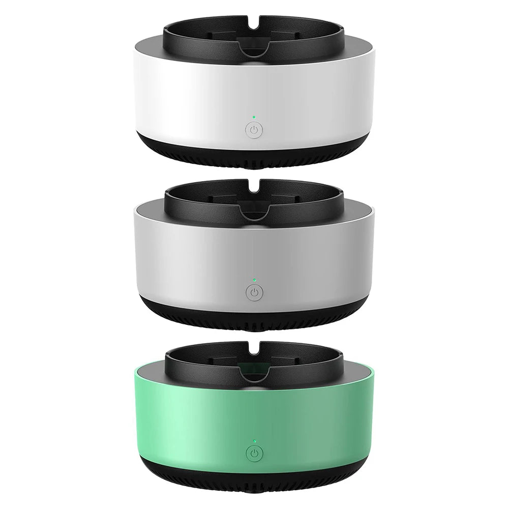 Automatic Air Purifier Ashtray for Filtering Second-Hand Smoke from Cigarettes Remove Odor Smoking Portable Air Purifier Ashtray