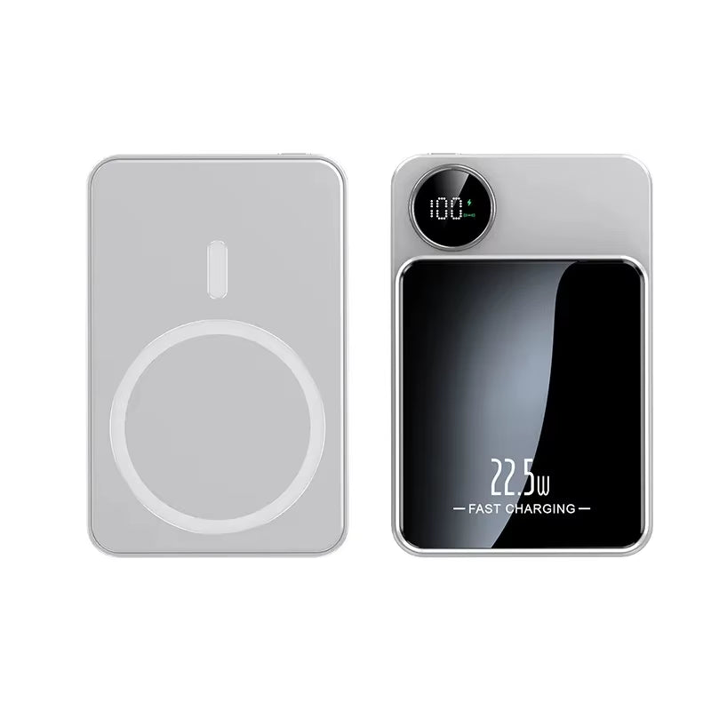 XIAOMI 30000Mah Alloy Magsafe Wireless Magnetic Power Bank Ultra Thin Fast Charging Portable Backup Battery for Iphone Samsung