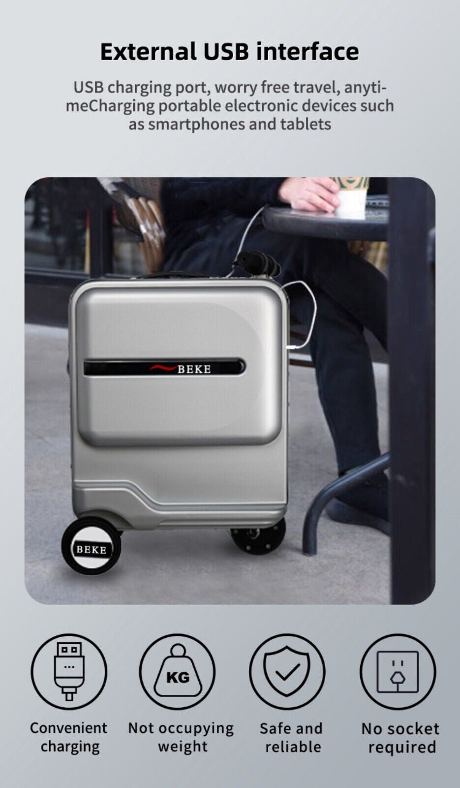 Beke Electric Smart Suitcase
