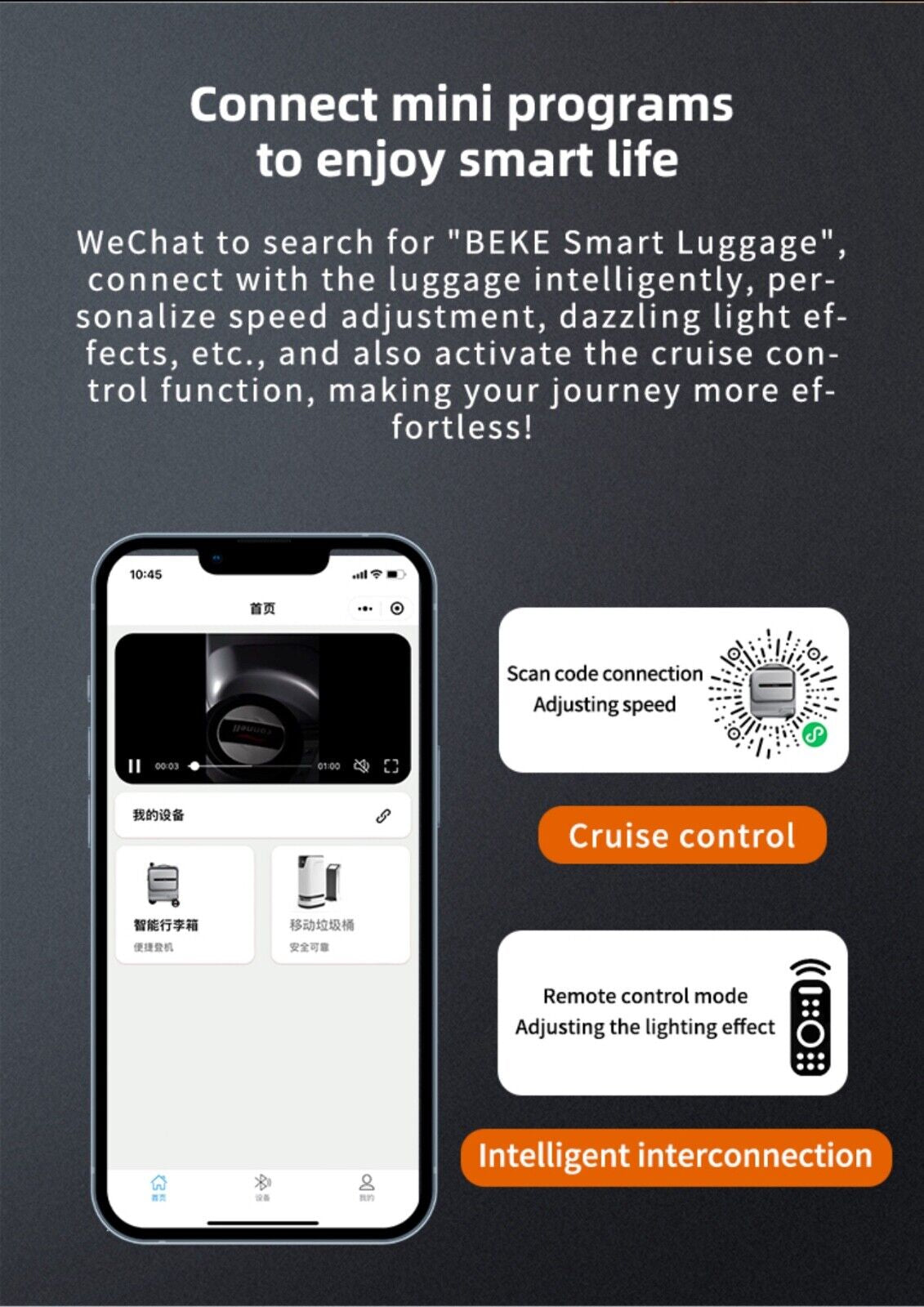 Beke Electric Smart Suitcase