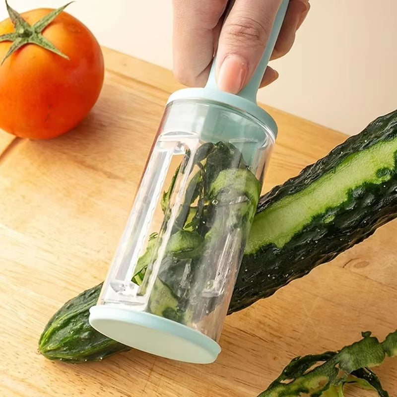 Multifunctional Peeler with Storage Box the Ultimate Solution for Peeling Vegetables, Fruits, and Scaling Fish