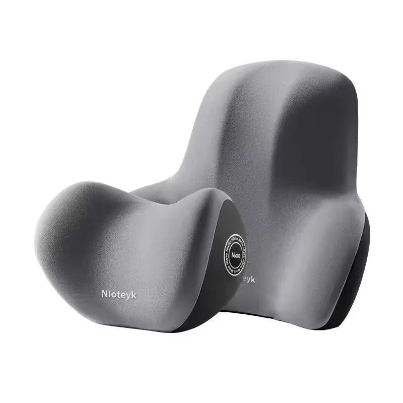 Memory Foam Car Neck Cushion Car Lumbar Support for Car Supplies Universal Neck Pillow Waist Cushion Car Seat Car Accessories