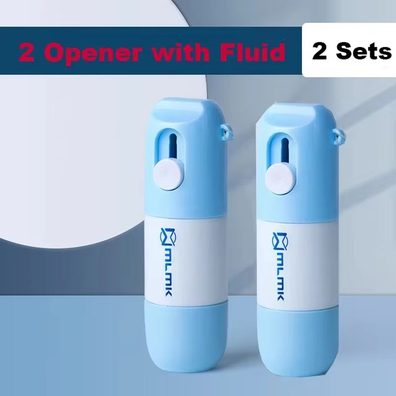 Thermal Paper Easer Mail Opener 2 in 1 Correction Fluid with Knife anti Peep Identity Information Privacy Protector Eraser
