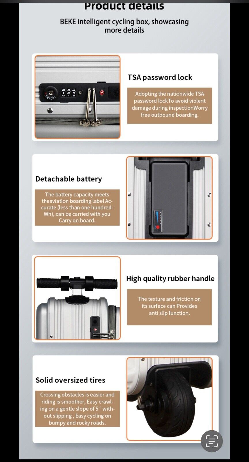 Beke Electric Smart Suitcase