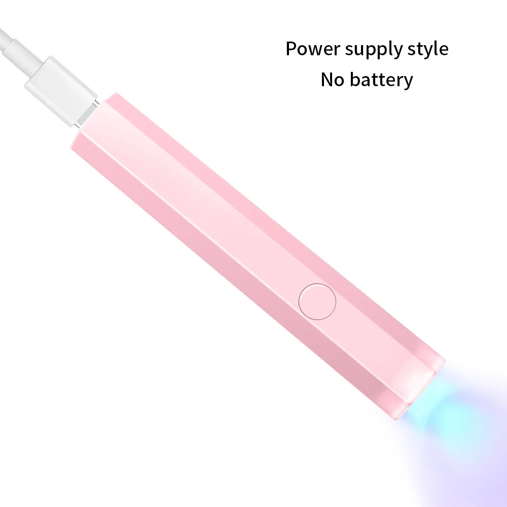 Lámpara de fototerapia para esmalte de uñas de secado rápido