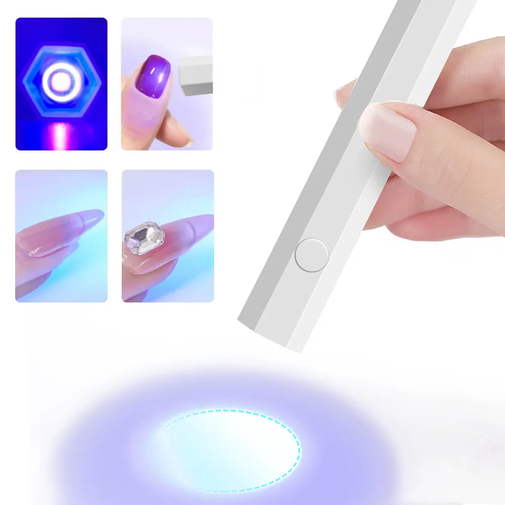Lámpara de fototerapia para esmalte de uñas de secado rápido