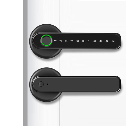Manija de cerradura de puerta con huella dactilar