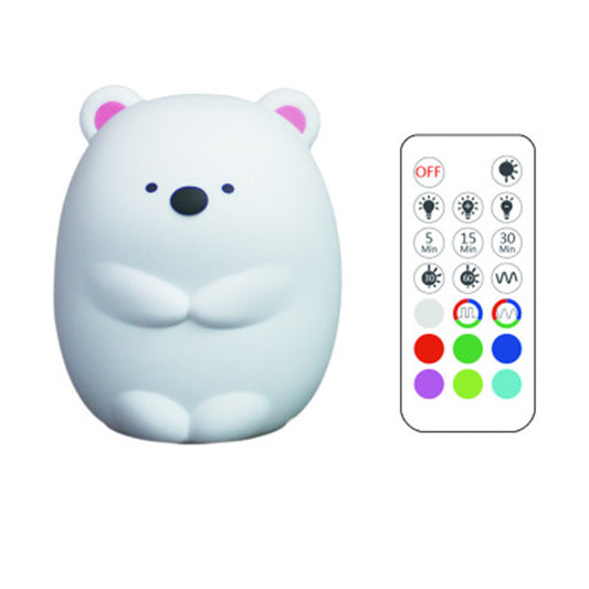 Luz nocturna de oso RGB