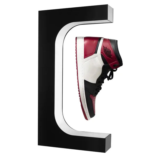 Expositor de zapatos flotante con levitación magnética