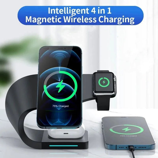 Cargador inalámbrico magnético de 15 W