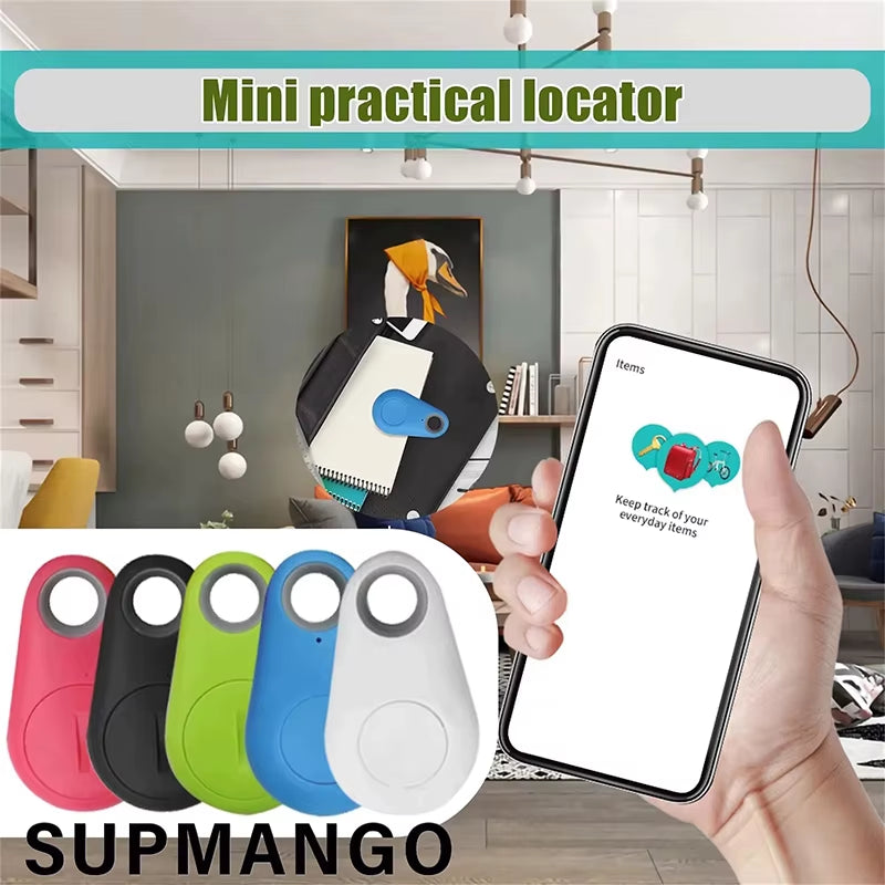 Smart BT Tracker Key Locator Pet Anti-Lost Sensor Device with BT for Kids Wallets Luggage Suitcases