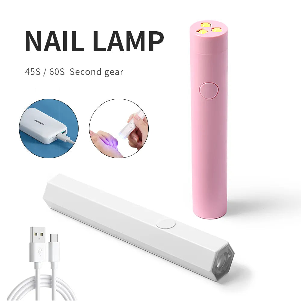 Lámpara de fototerapia para esmalte de uñas de secado rápido