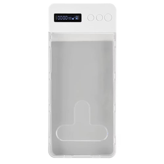 Phone Lock Box Transparent with Timer LCD Display T-Shaped Opening Phone Box Phone Locker Adults Students Self-Discipline Tools