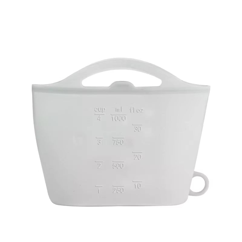 Edible Silicon Buggy Bag Refrigerator Recyclable Ness Protection Package Reusable Outdoor Fruit Silicone Sealed Bag