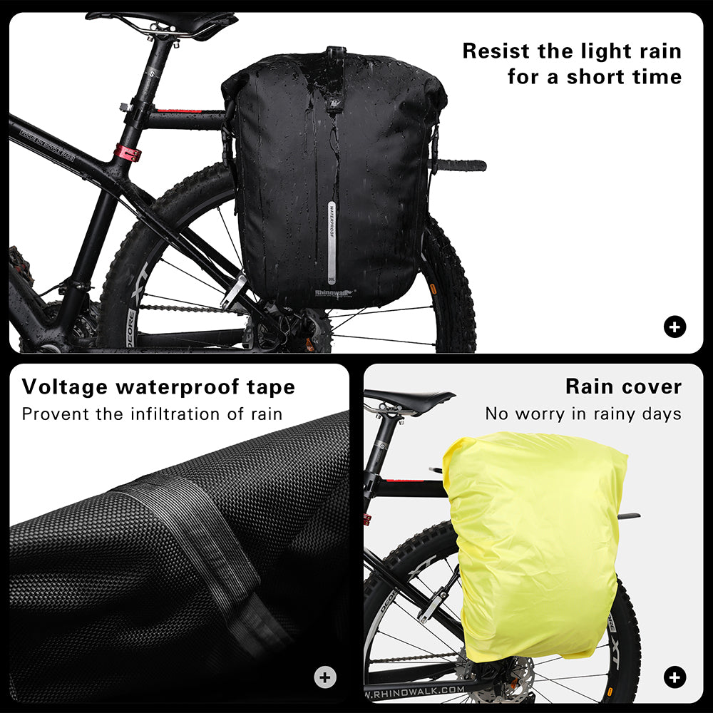Bolsa impermeable para bicicleta Rhinowalk de 20 l