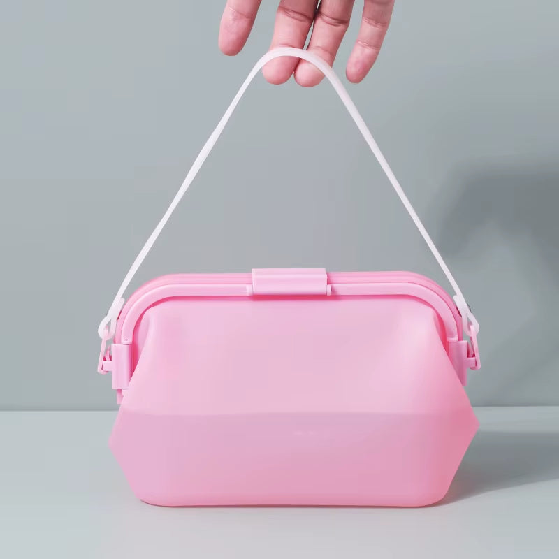 Edible Silicon Buggy Bag Refrigerator Recyclable Ness Protection Package Reusable Outdoor Fruit Silicone Sealed Bag