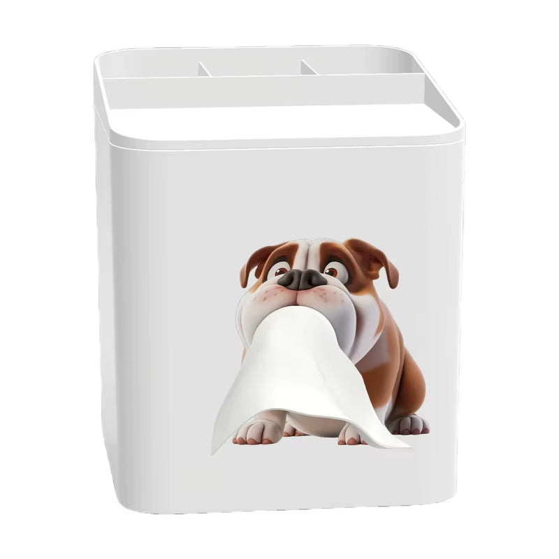 Cartoon Anime Girl Tissue Box Tissue Box Puffy Skirt Girl Face Tissue Box Cute Desktop Decorative Ornaments