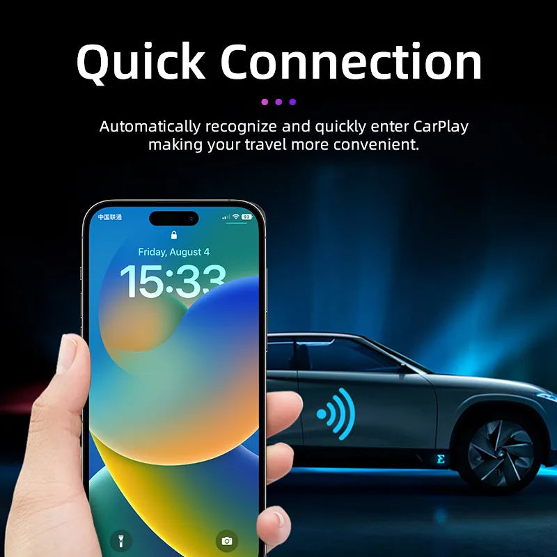 Apple用ワイヤレスCarPlayアダプター