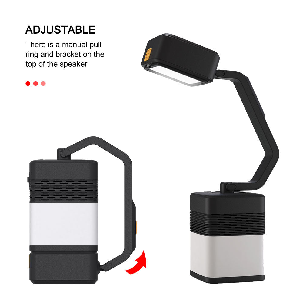 USB LED キャンプ用ナイトライト Bluetooth 対応ポータブルスピーカー