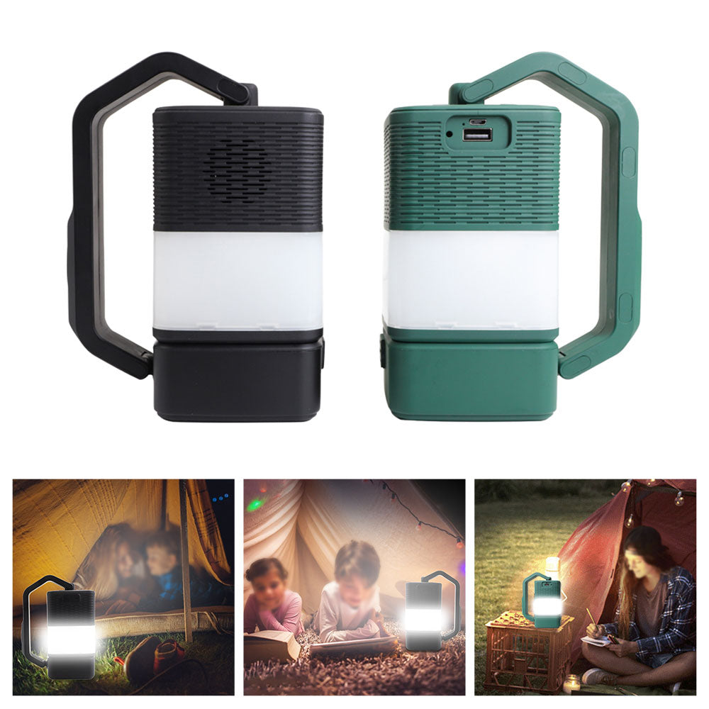 USB LED キャンプ用ナイトライト Bluetooth 対応ポータブルスピーカー