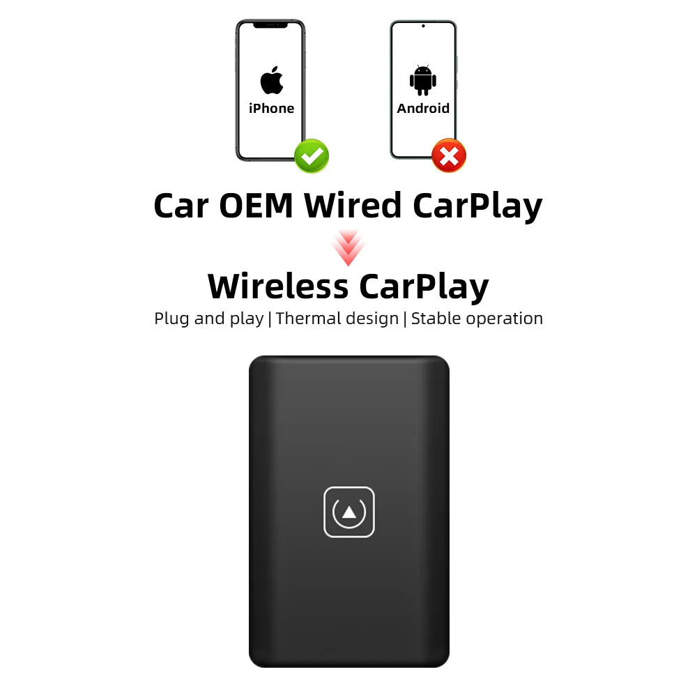 Apple用ワイヤレスCarPlayアダプター