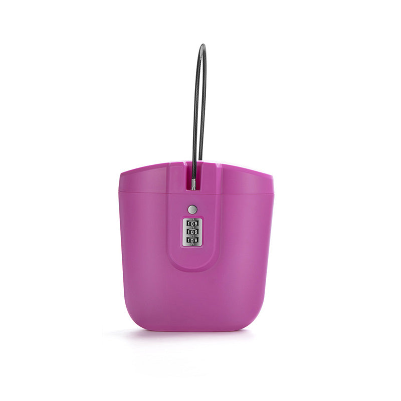 Caja de seguridad portátil de 2 l con cerradura de combinación de 3 dígitos