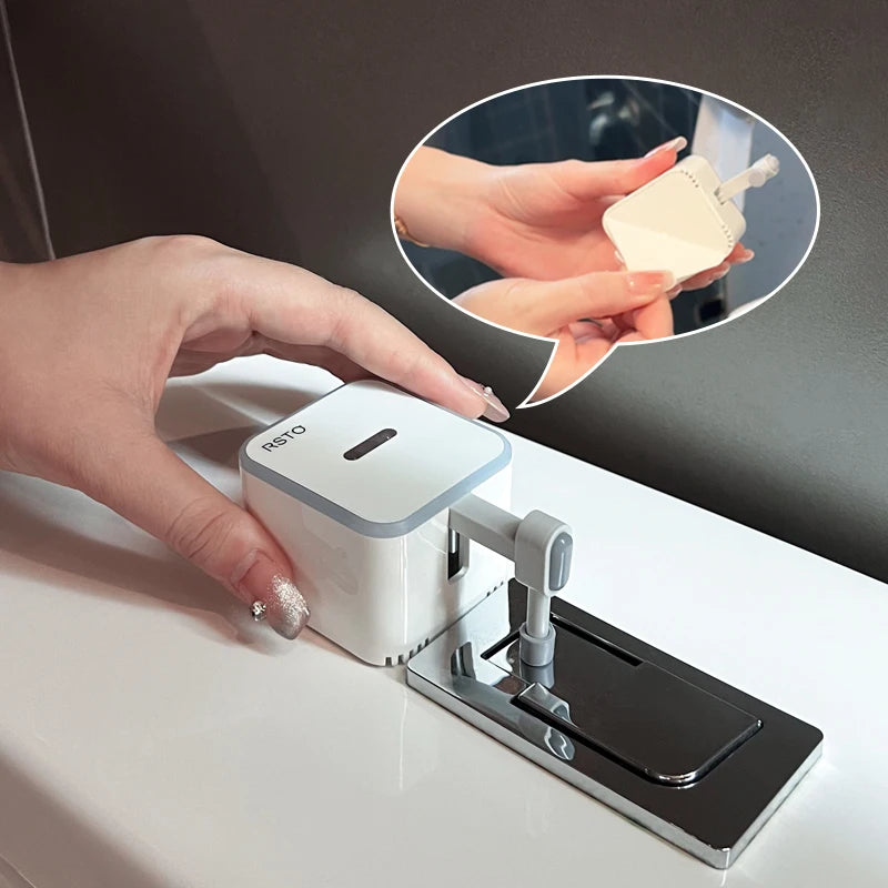 RSTO New Style Easy to Install Smart Touchless Toilet Flush Sensor Touchless Toilet Flush Kit