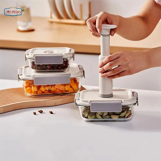 Factory Wholesale Vacuum Preservation Box Electric Vacuum Glass Lunch Box Sealed Storage
