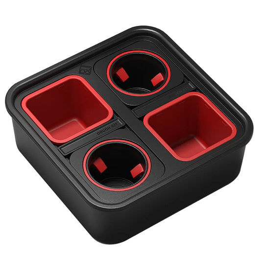 Choice Fun Three-axis Gyroscope Anti Tilt Cup Holder Large Capacity PP Snack Box, Can Be Heated or Refrigerated Phone Holder Box