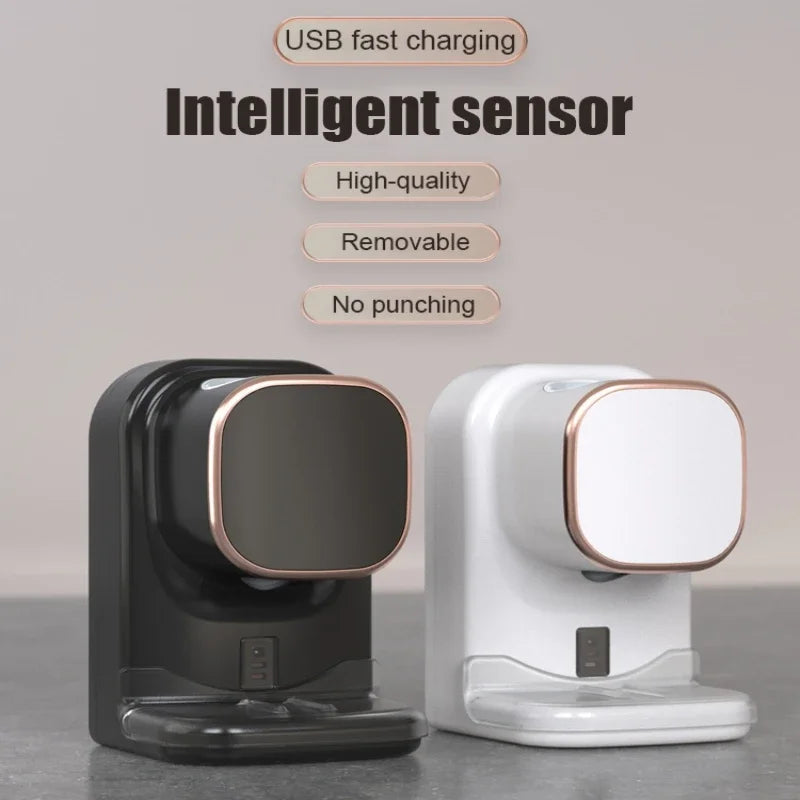 Automatic Induction Toothpaste Dispenser Wall Mounted Removable Rechargeable Toothpaste Squeezer Toothbrush Bathroom Accessories